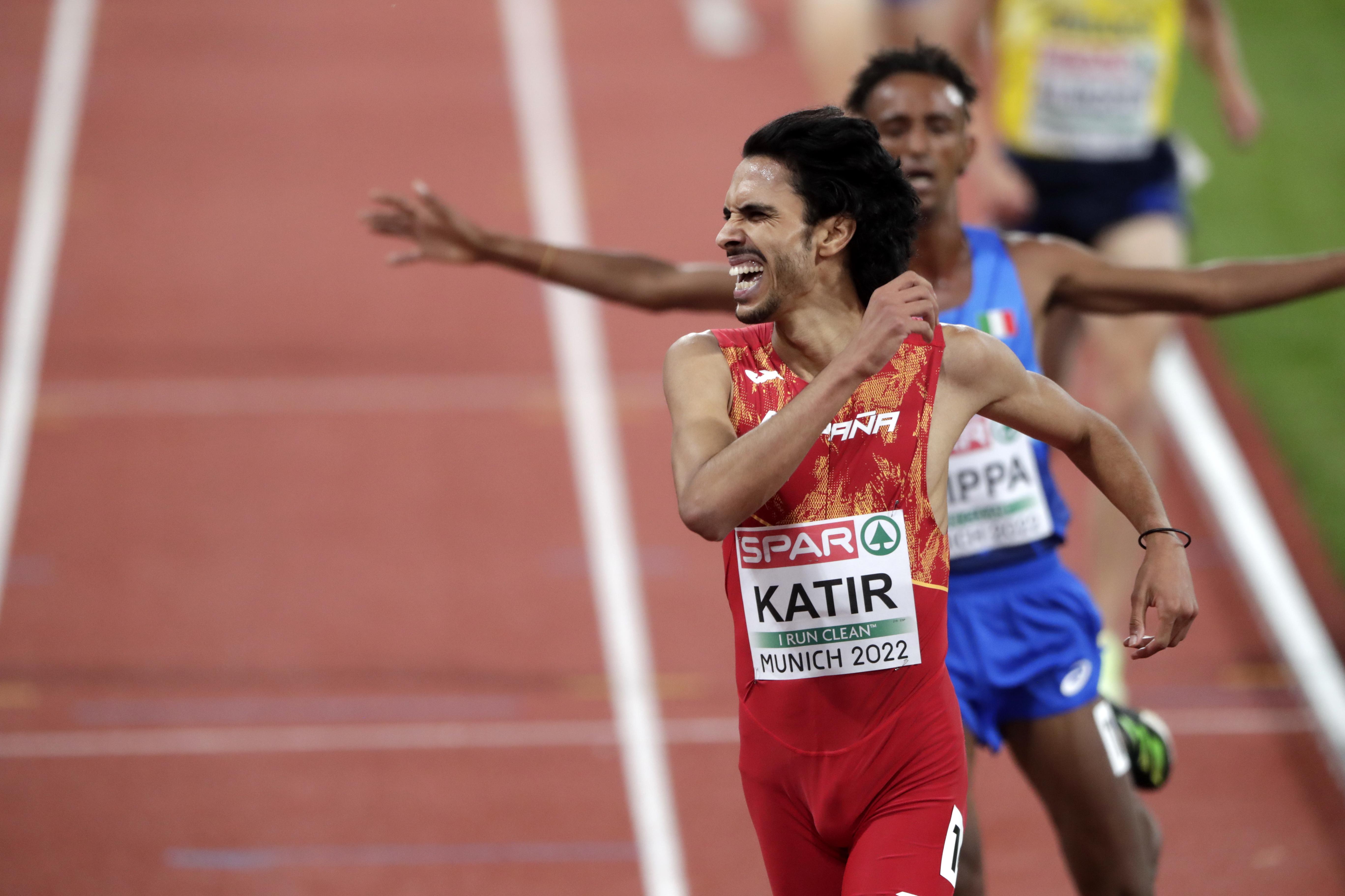 Mohamed Katir, subcampeón de Europa de 5000m