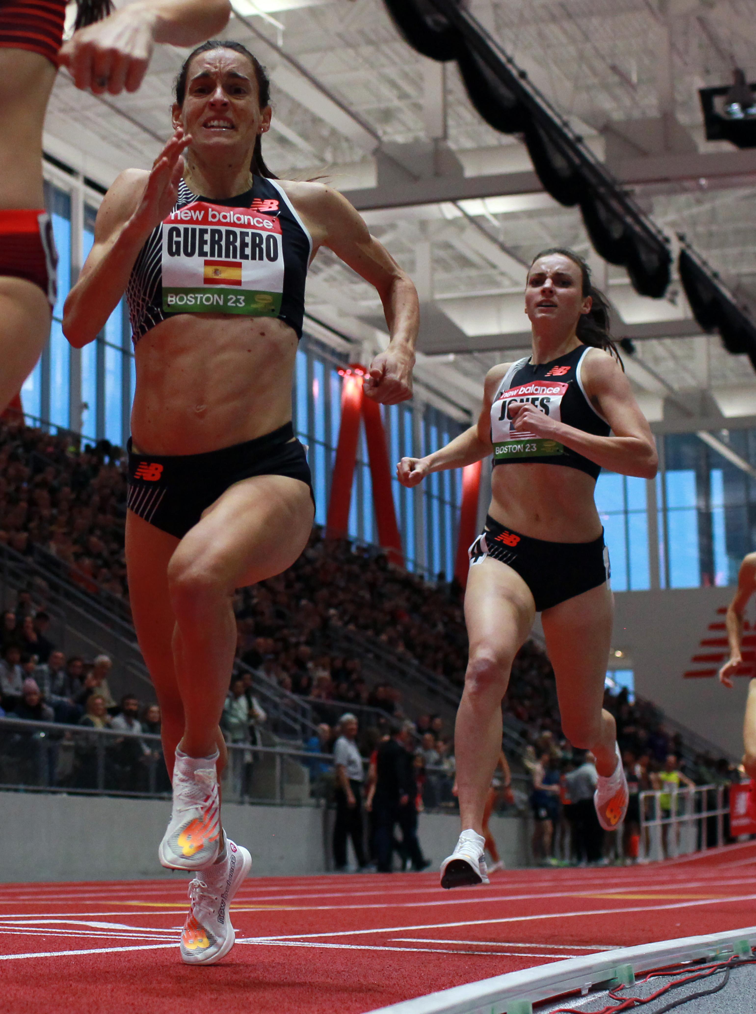 En Boston, Esther Guerrero récord de España de milla y Mariano García triunfa en 800m