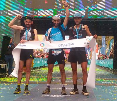 podio Ultra Trail Running masculino