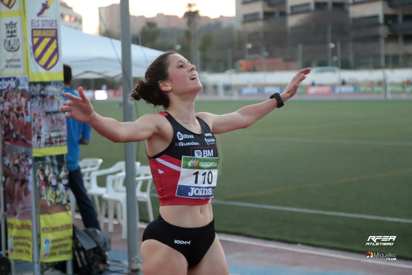 Isabel Barreiro, tras ganar el Campeonato de España de 10.000 metros