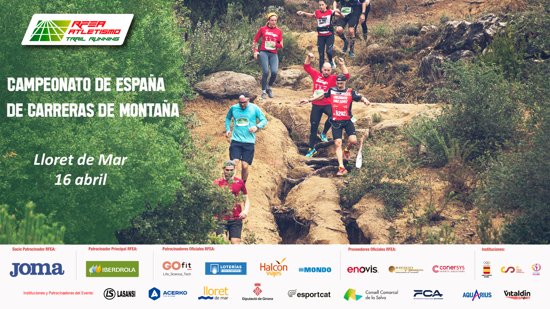 Cartel Campeonato España Trail Running Carreras de Montaña