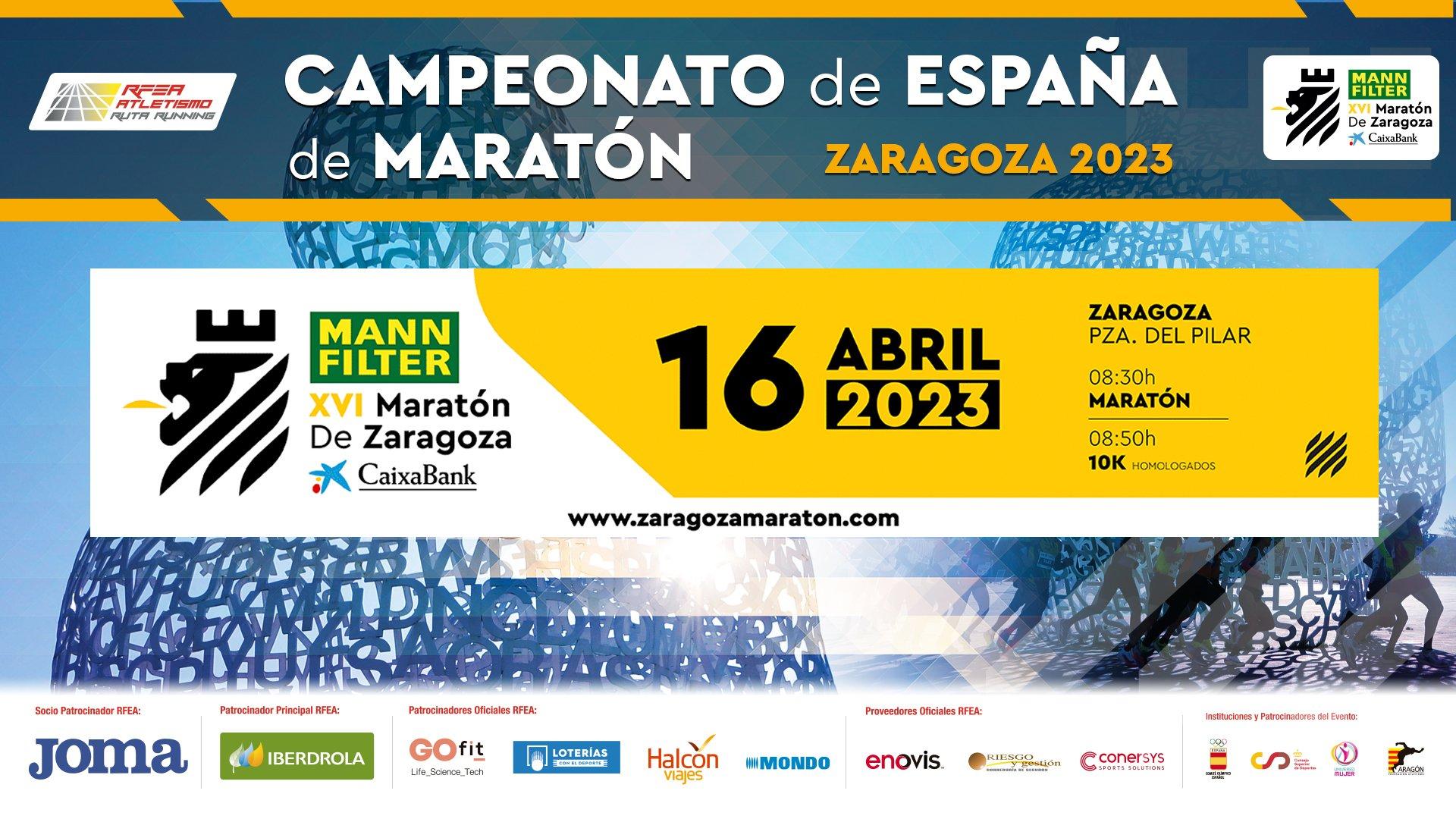 Cartel Maraton Zaragoza 
