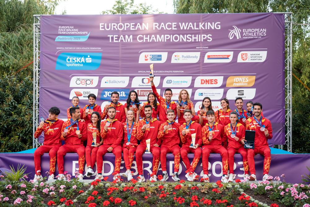 España Atletismo - 12 medallas en Podebrady 2023