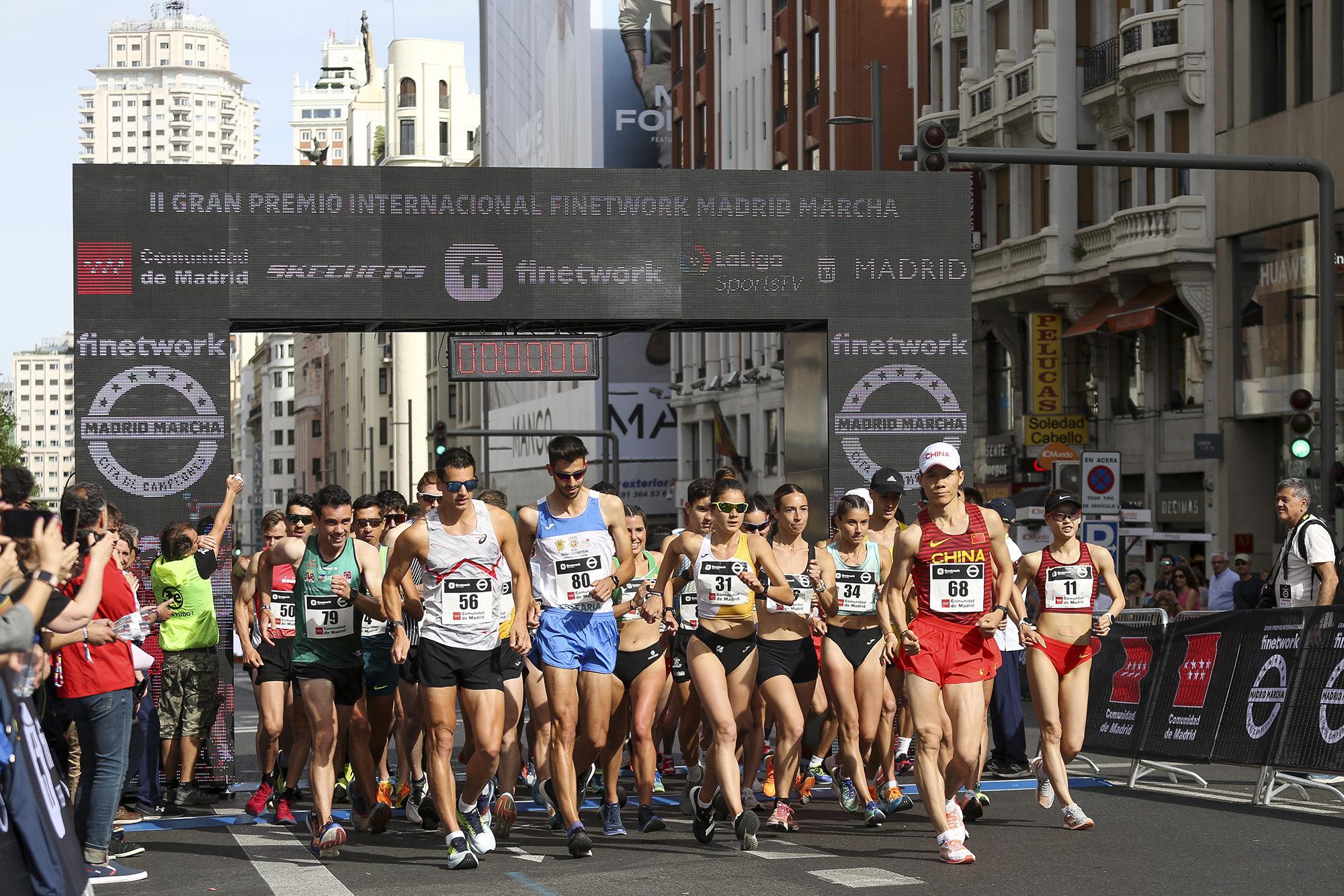 Salida de la prueba masculina