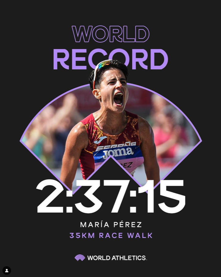 MARÍA PÉREZ WORLD RECORD