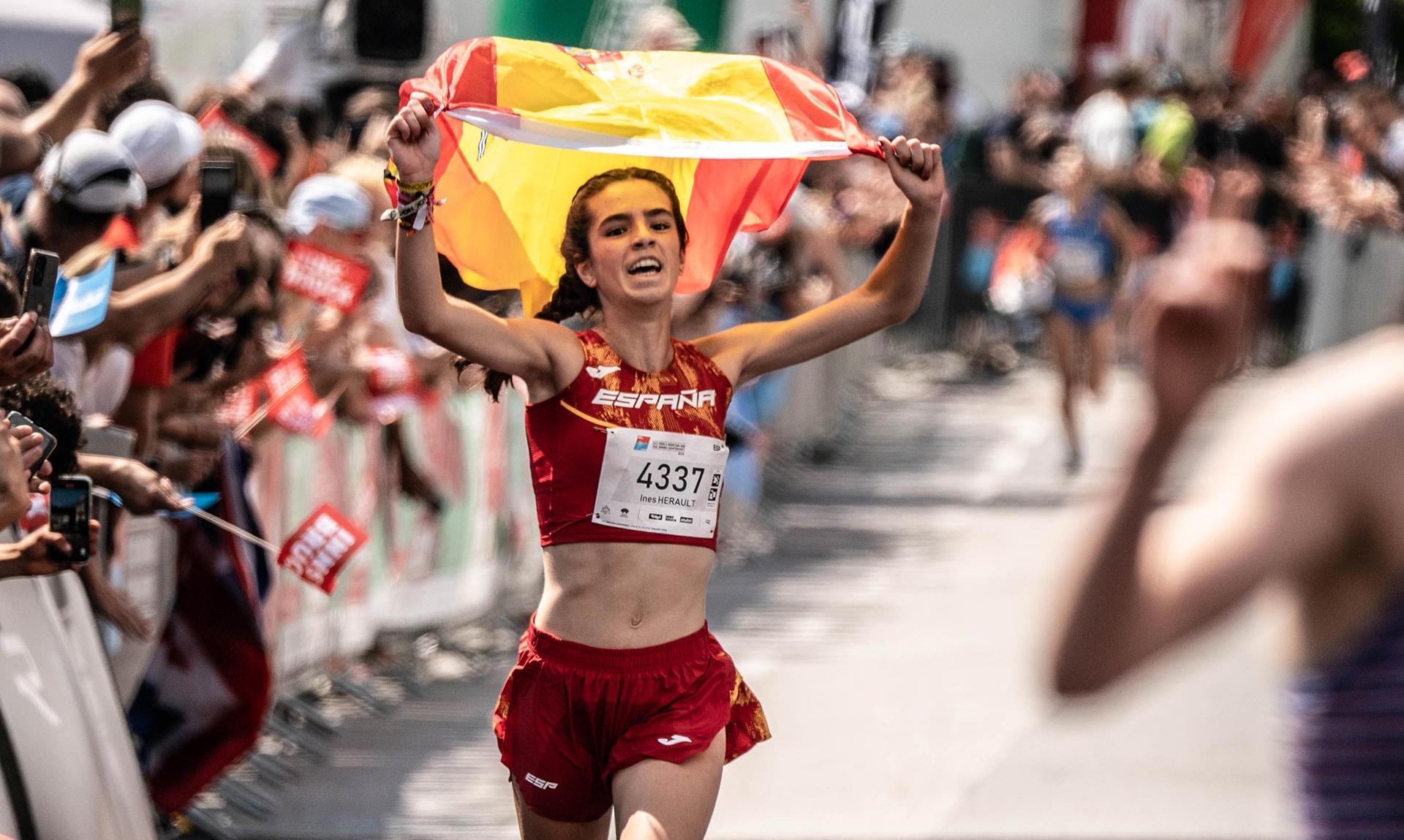 Inés Herault, todoterreno en pista, cross y trail running