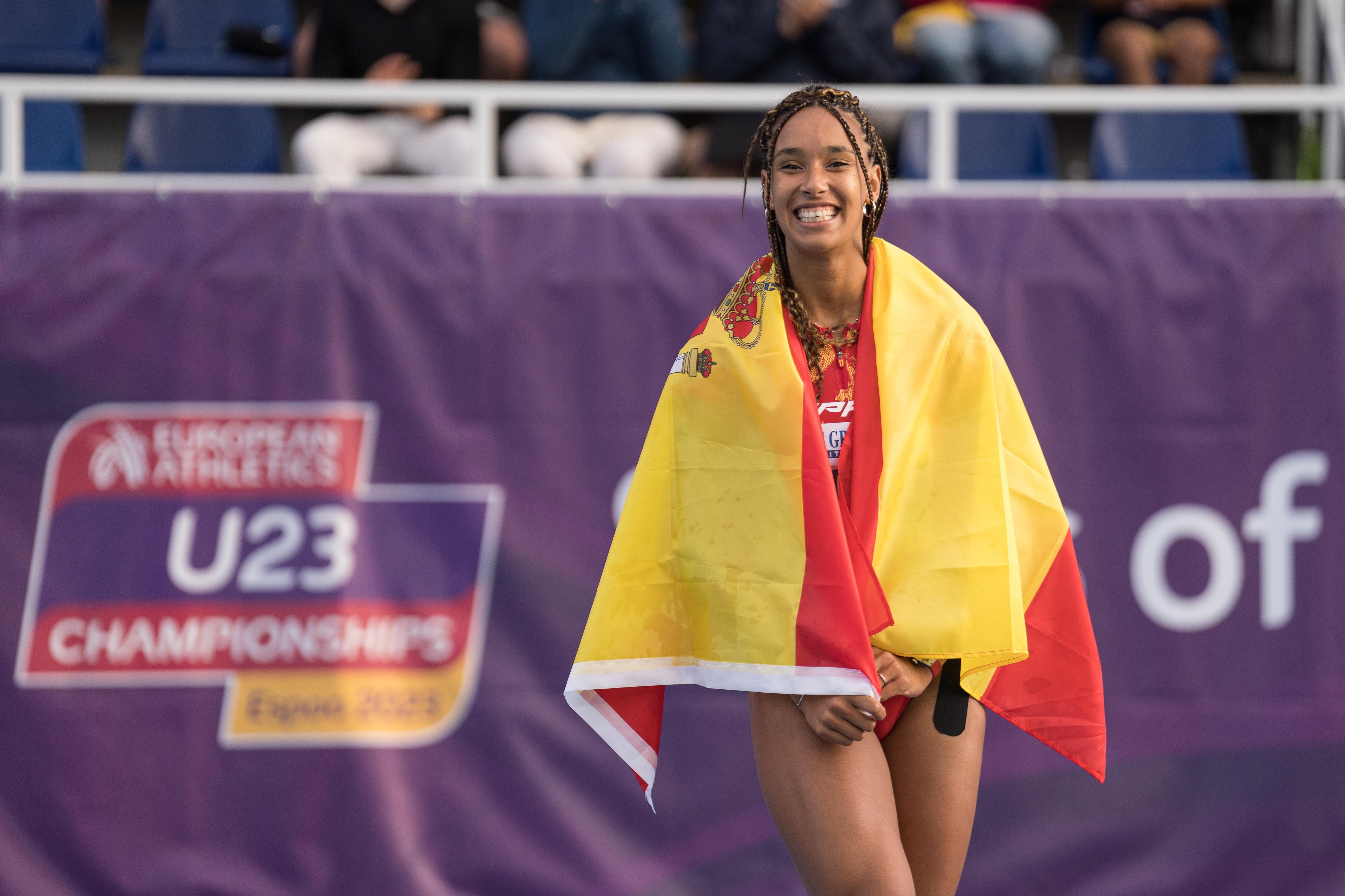 María Vicente, campeona de Europa sub23 en triple en Espoo
