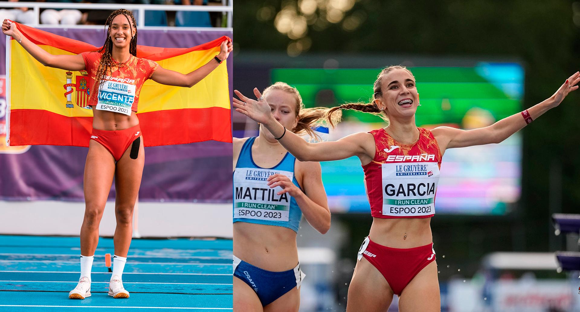 María Vicente y Daniela García, campeonas de Europa Sub23