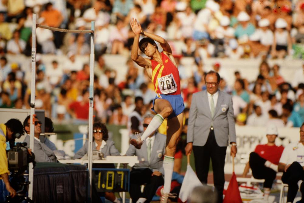 Arturo Ortiz en Roma 1987