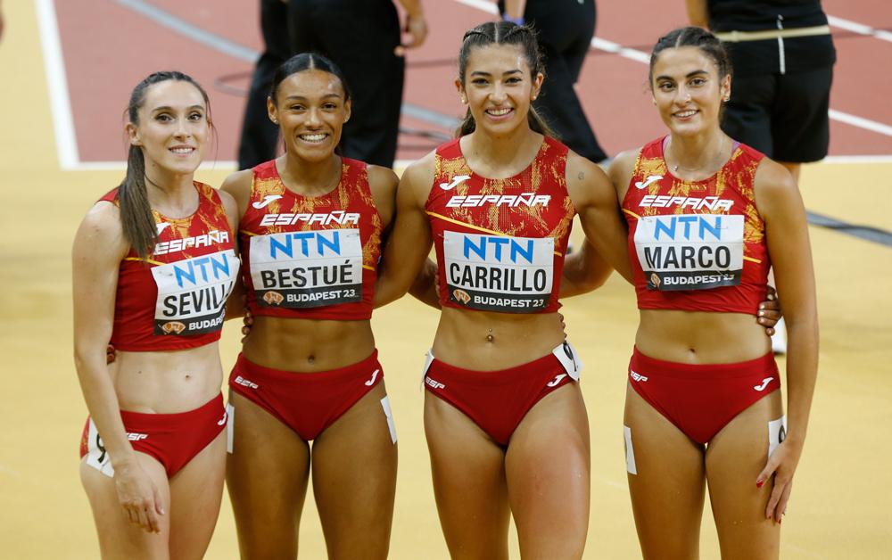 4x100m femenino Budapest