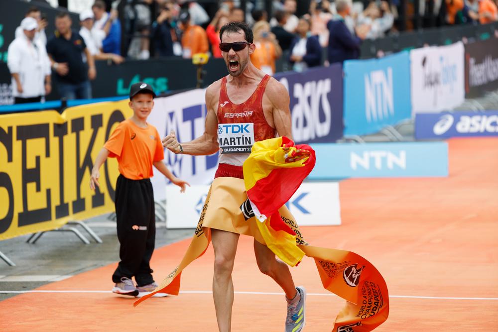 Álvaro Martín, campeón del mundo de 20 km marcha