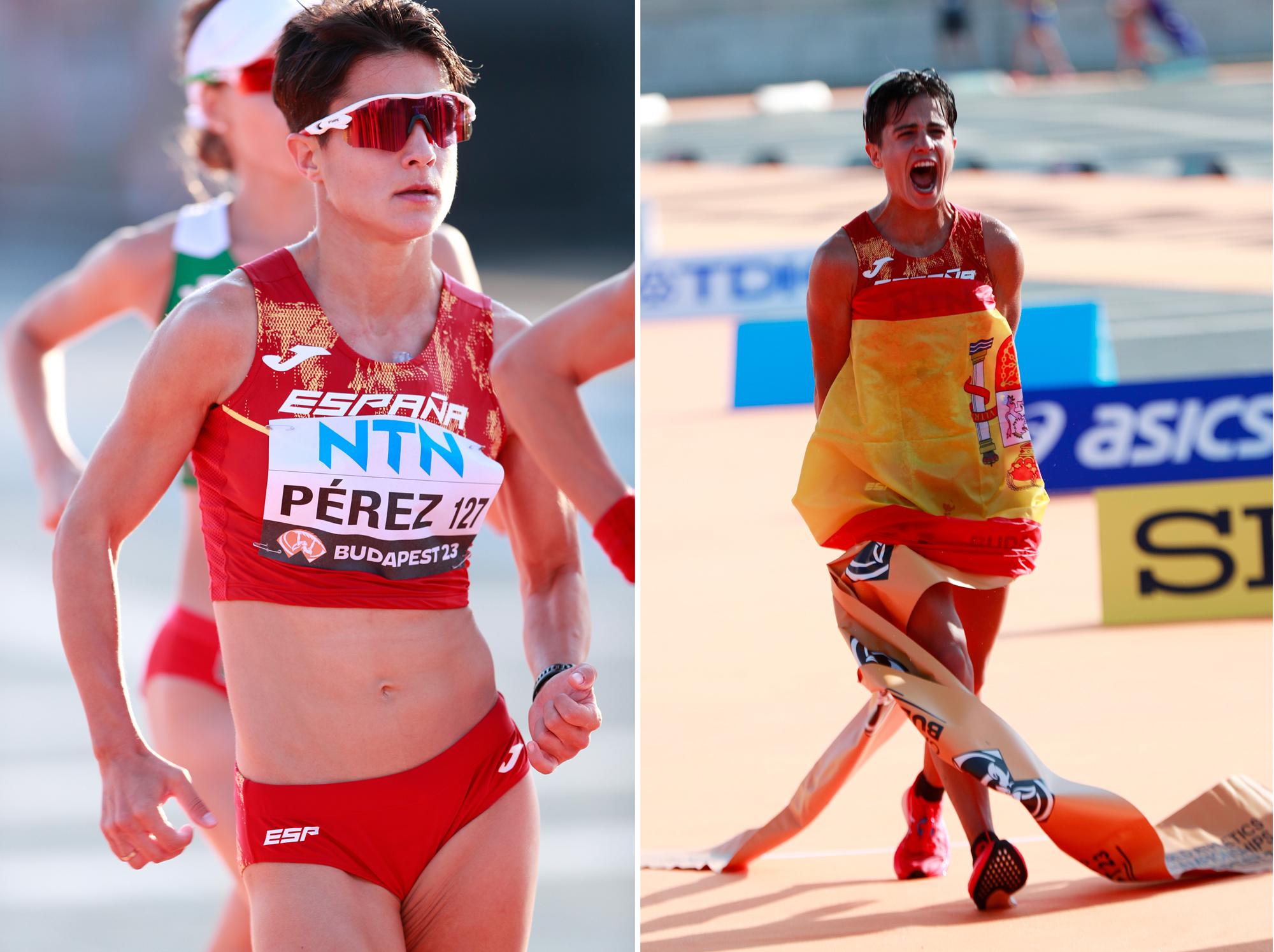 María Pérez, campeona del mundo en Budapest