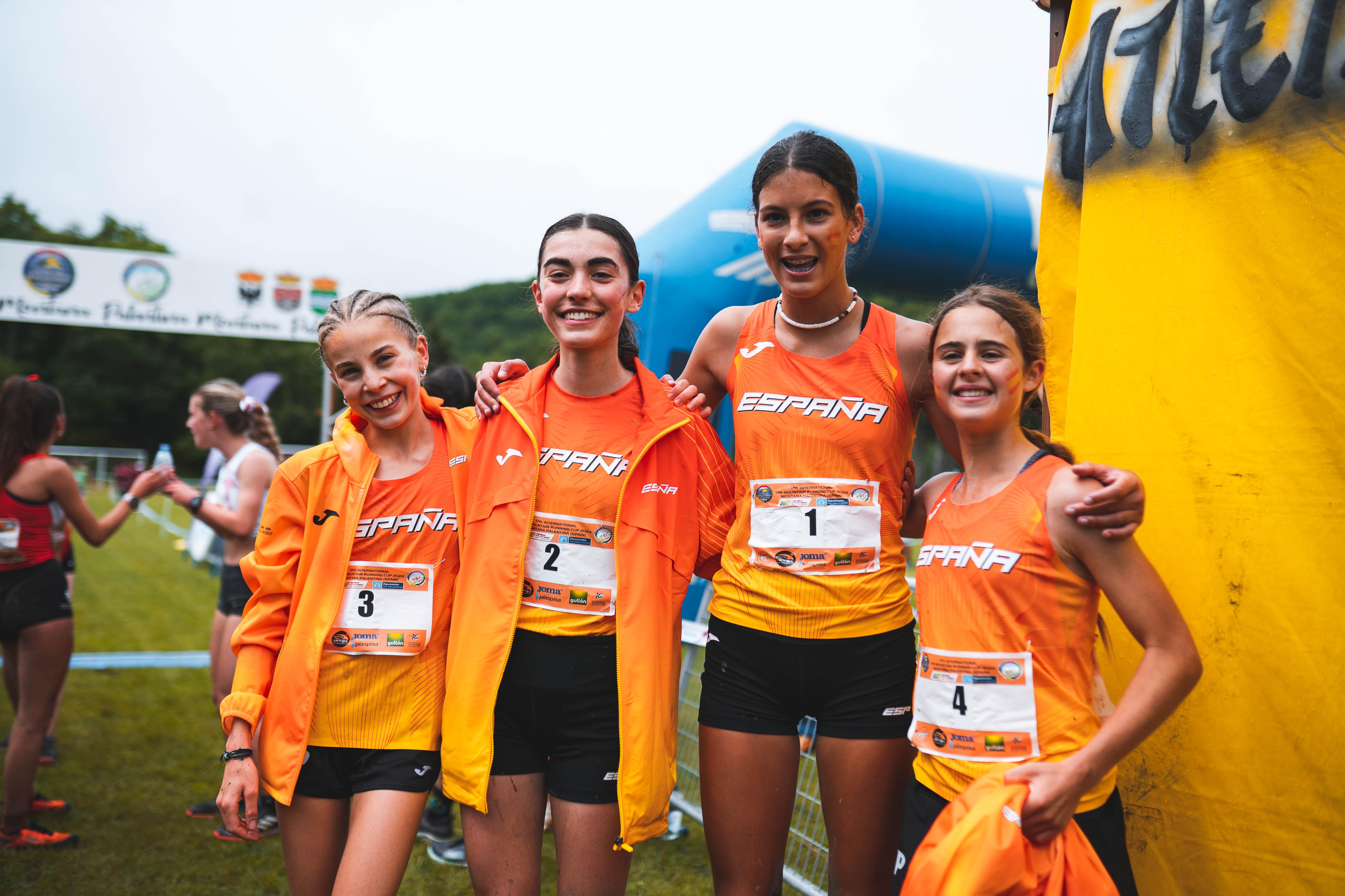 trail running sub18 mujeres oro