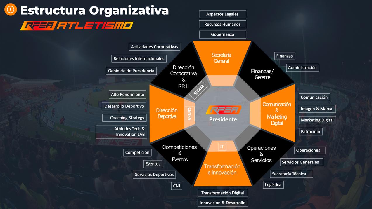 Organigrama RFEA desde 2023