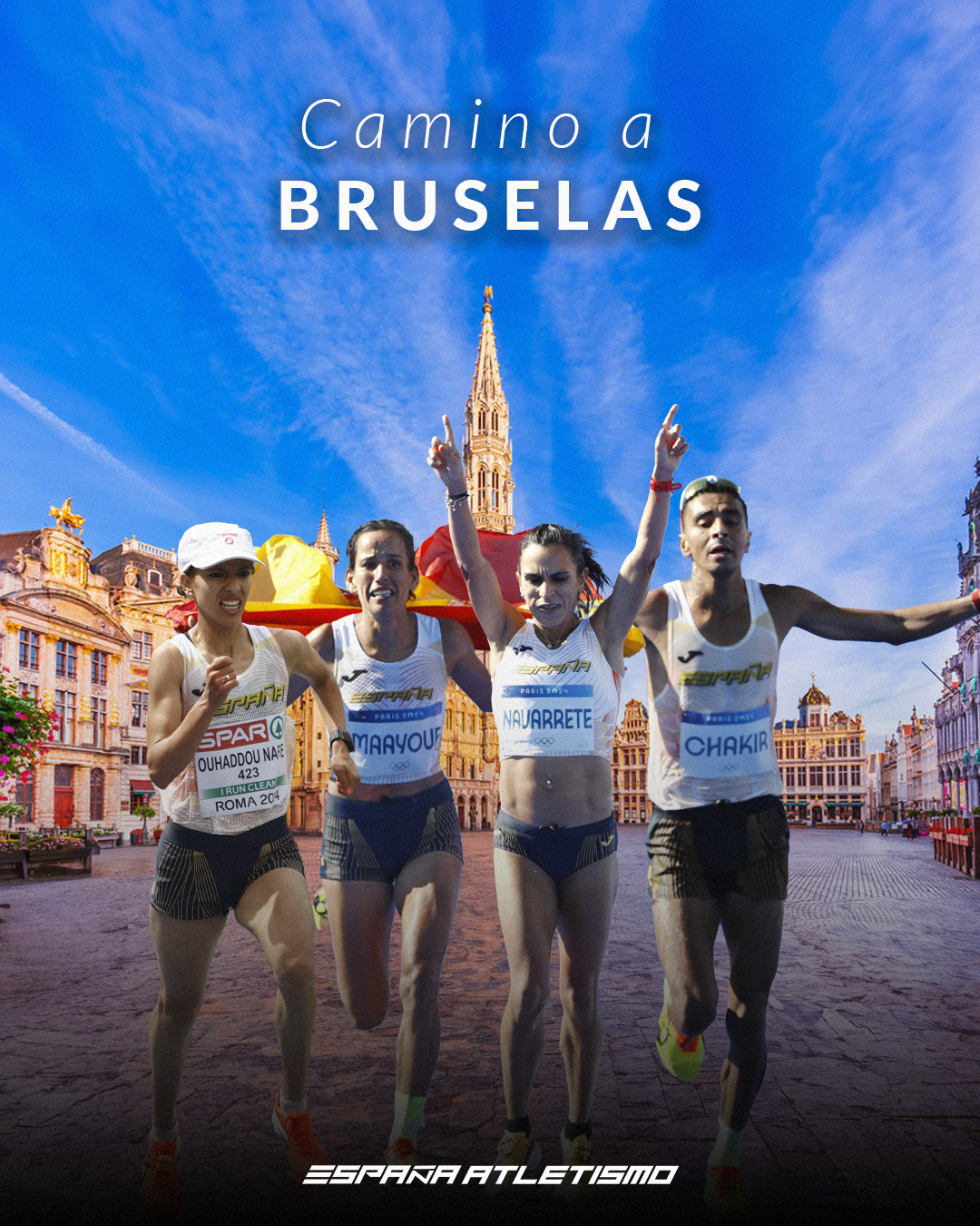 España Atletismo Preselección CEur Ruta Bruselas