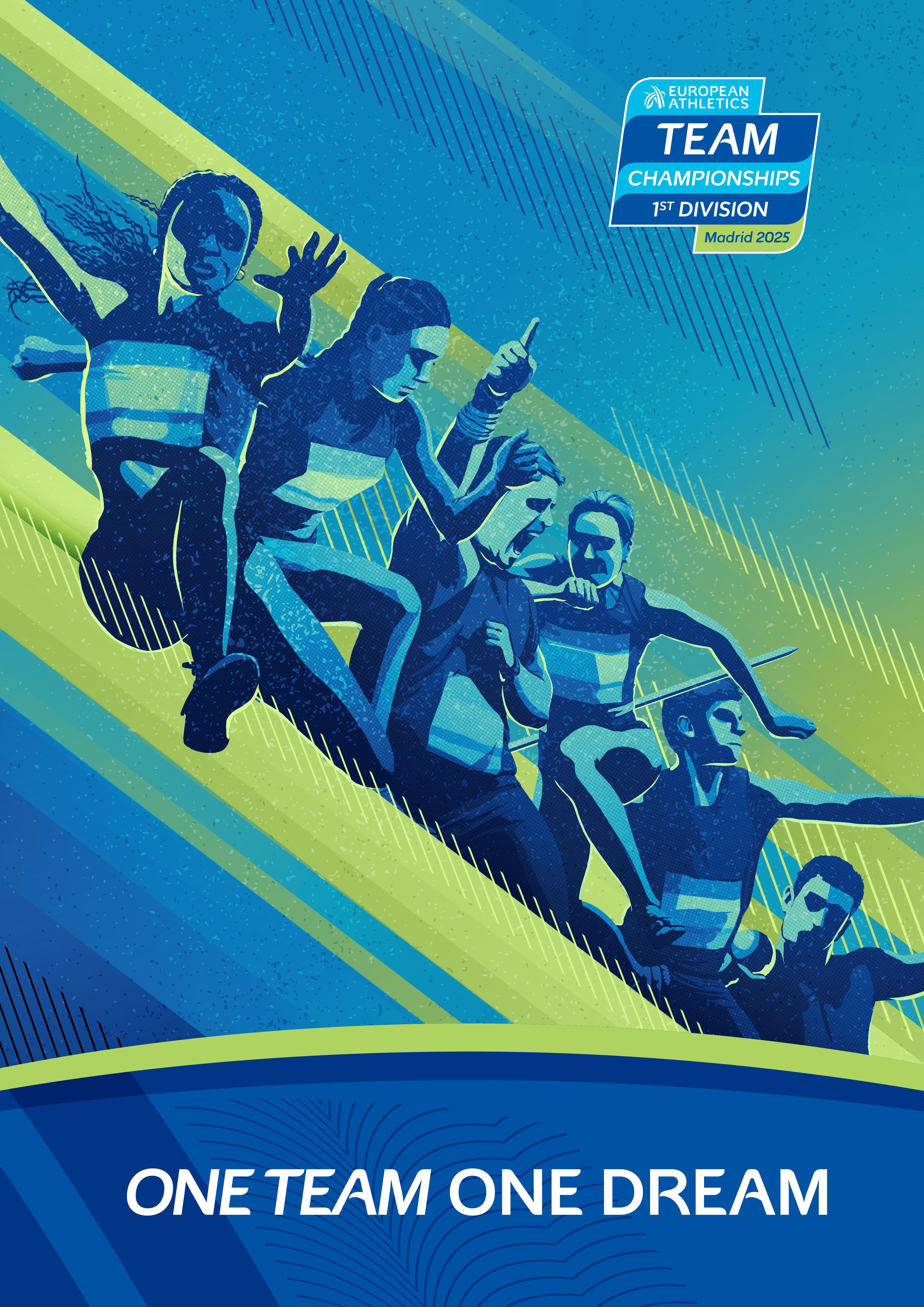 cartel Campeonato de Europa Selecciones Madrid 2025