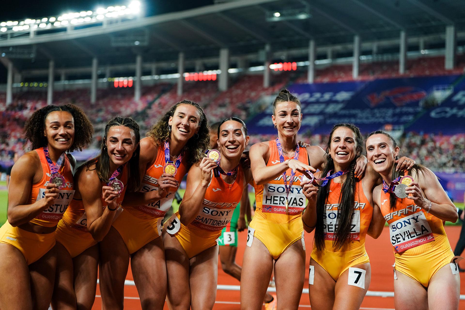 España Atletismo - Relevos Femeninos