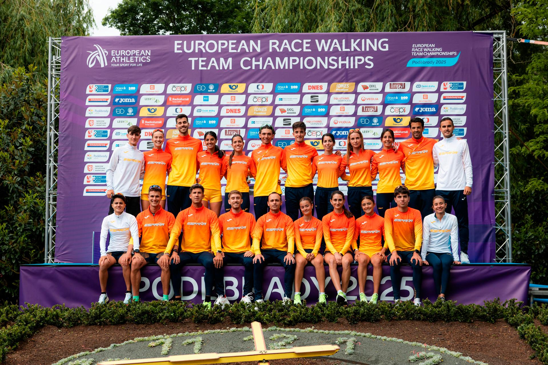 EspañaAtletismo marcha Podebrady 2025