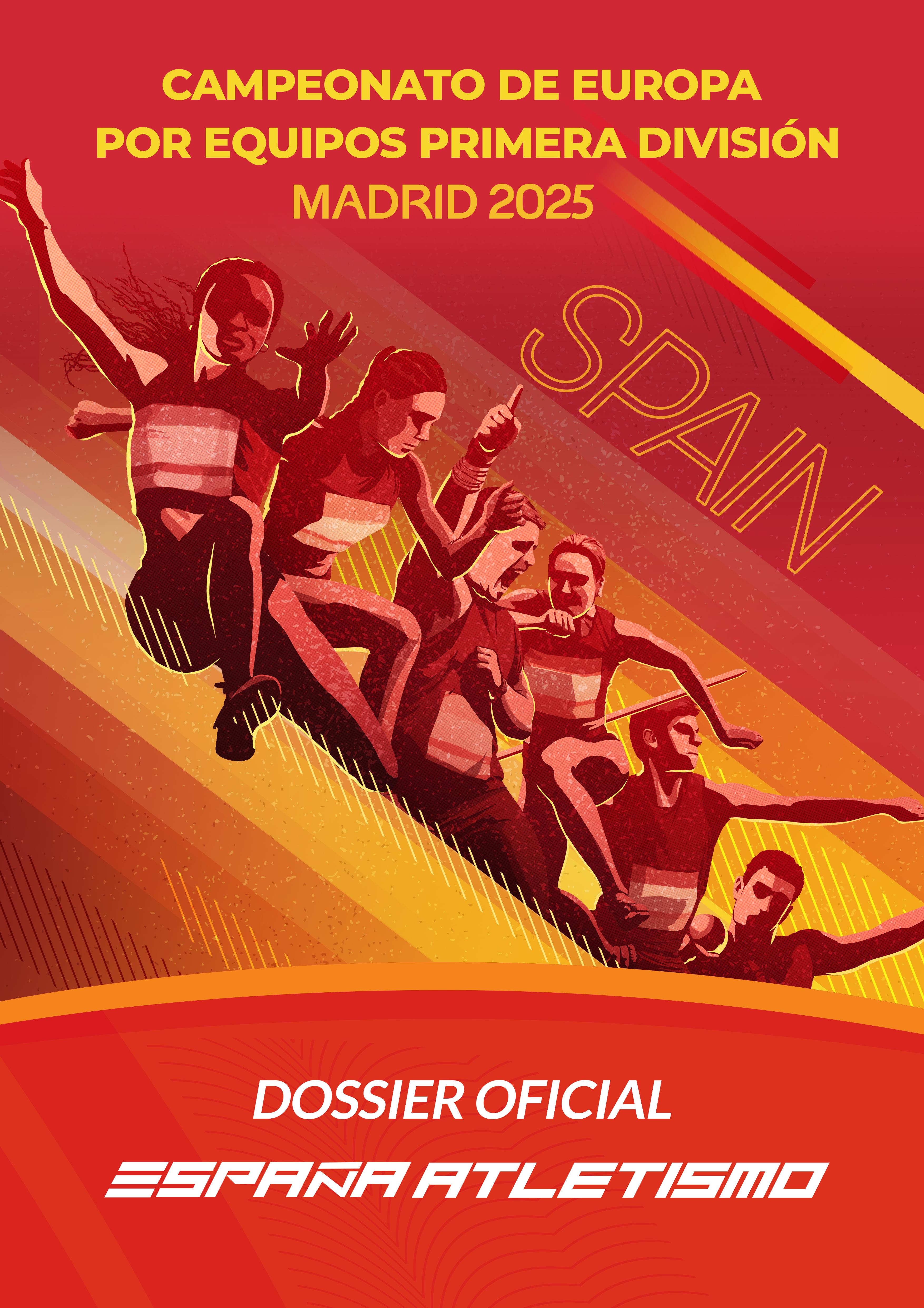 cartela Dossier España Atletismo Madrid 2025