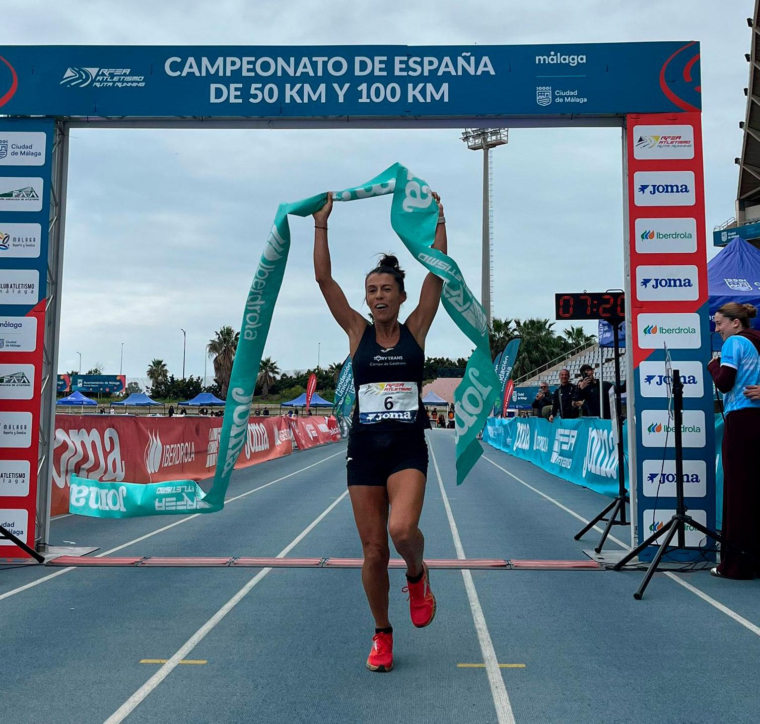 Gemma Arenas - record de España de 100 km