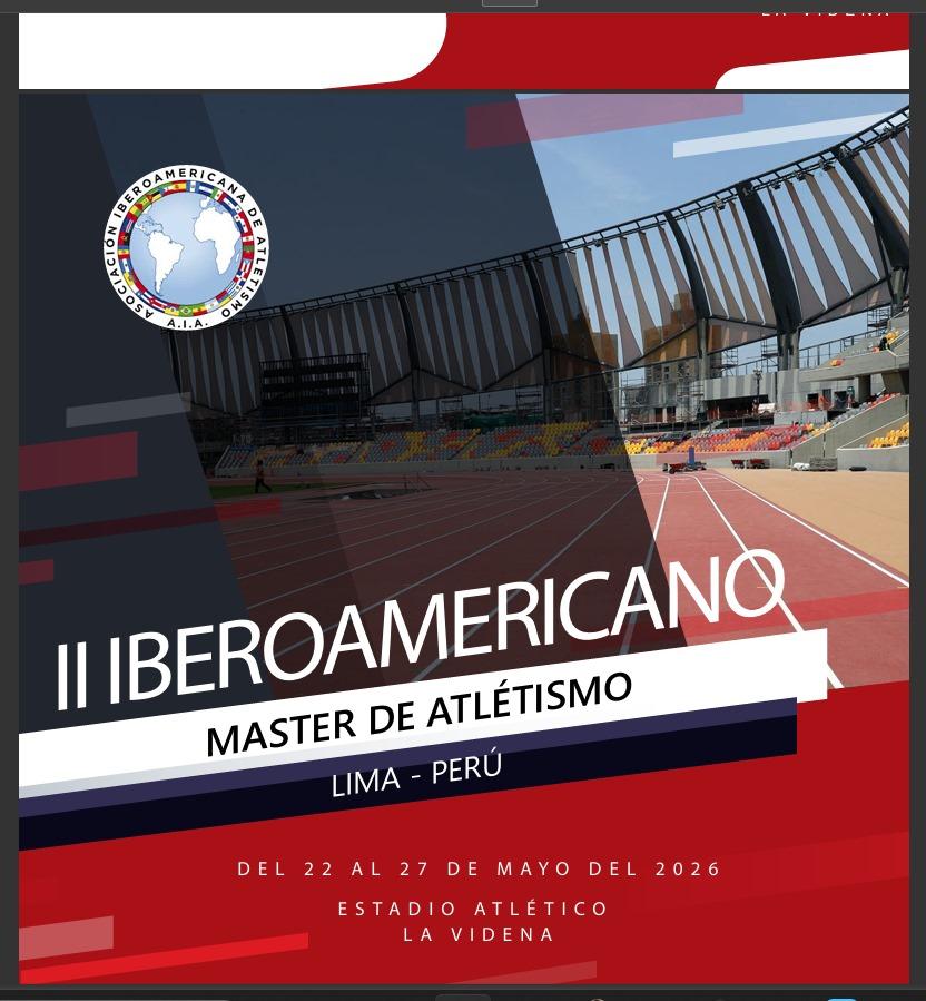 cartel Cto. Iberoamericano Master Lima 2026