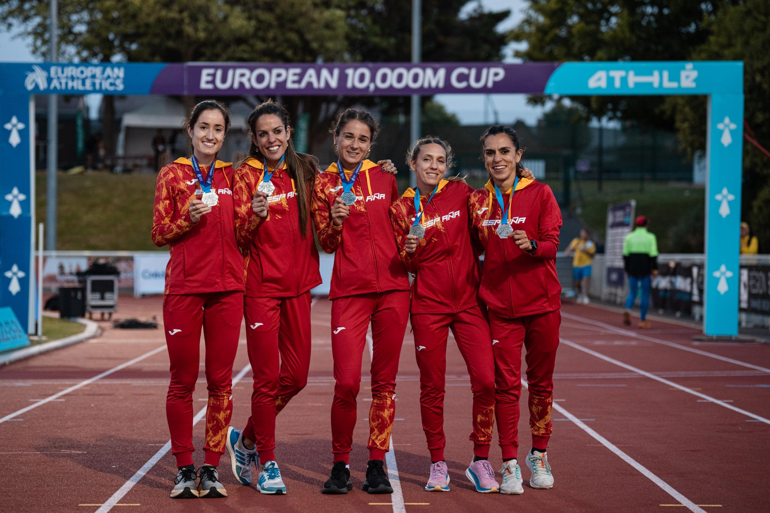 España Atletismo, subcampeona de europa de 10.000