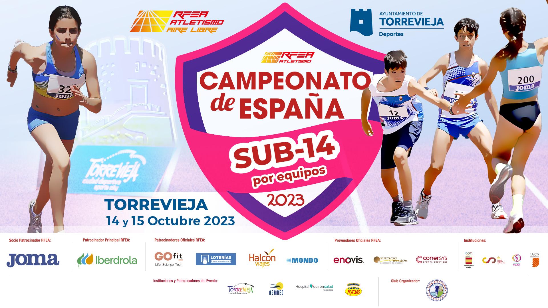 Cartel Campeonato de España Sub14 Equipos Torrevieja