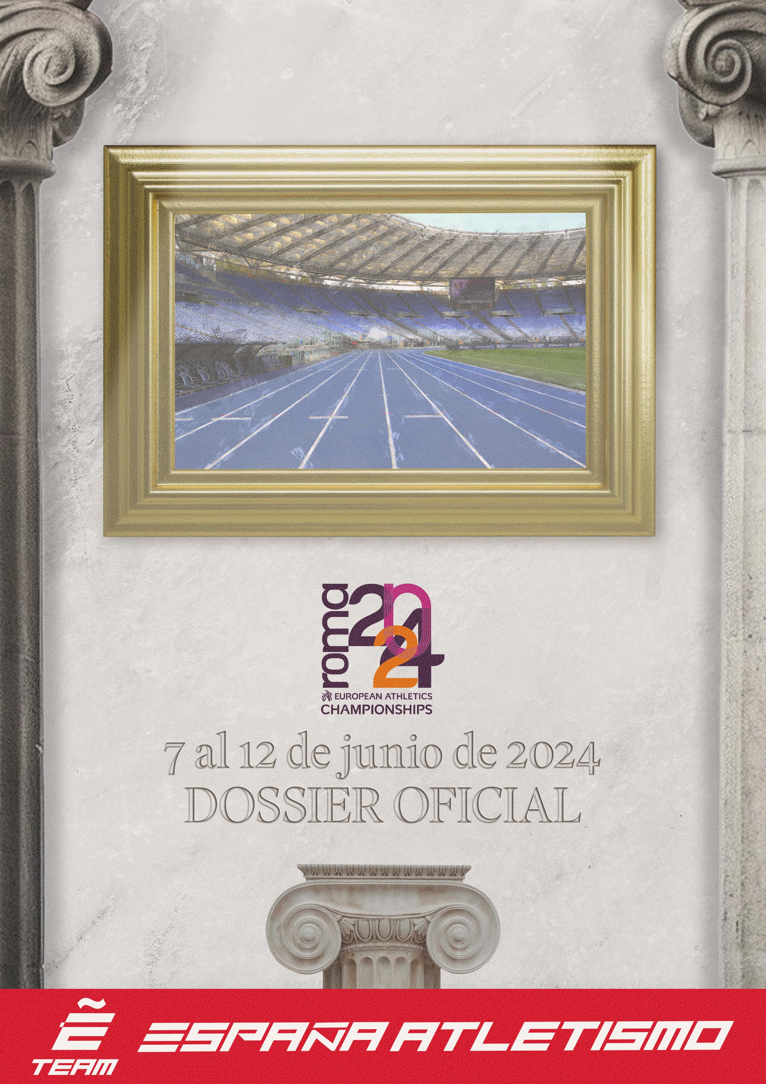 portada Dossier España Atletismo Europeo Roma 2024