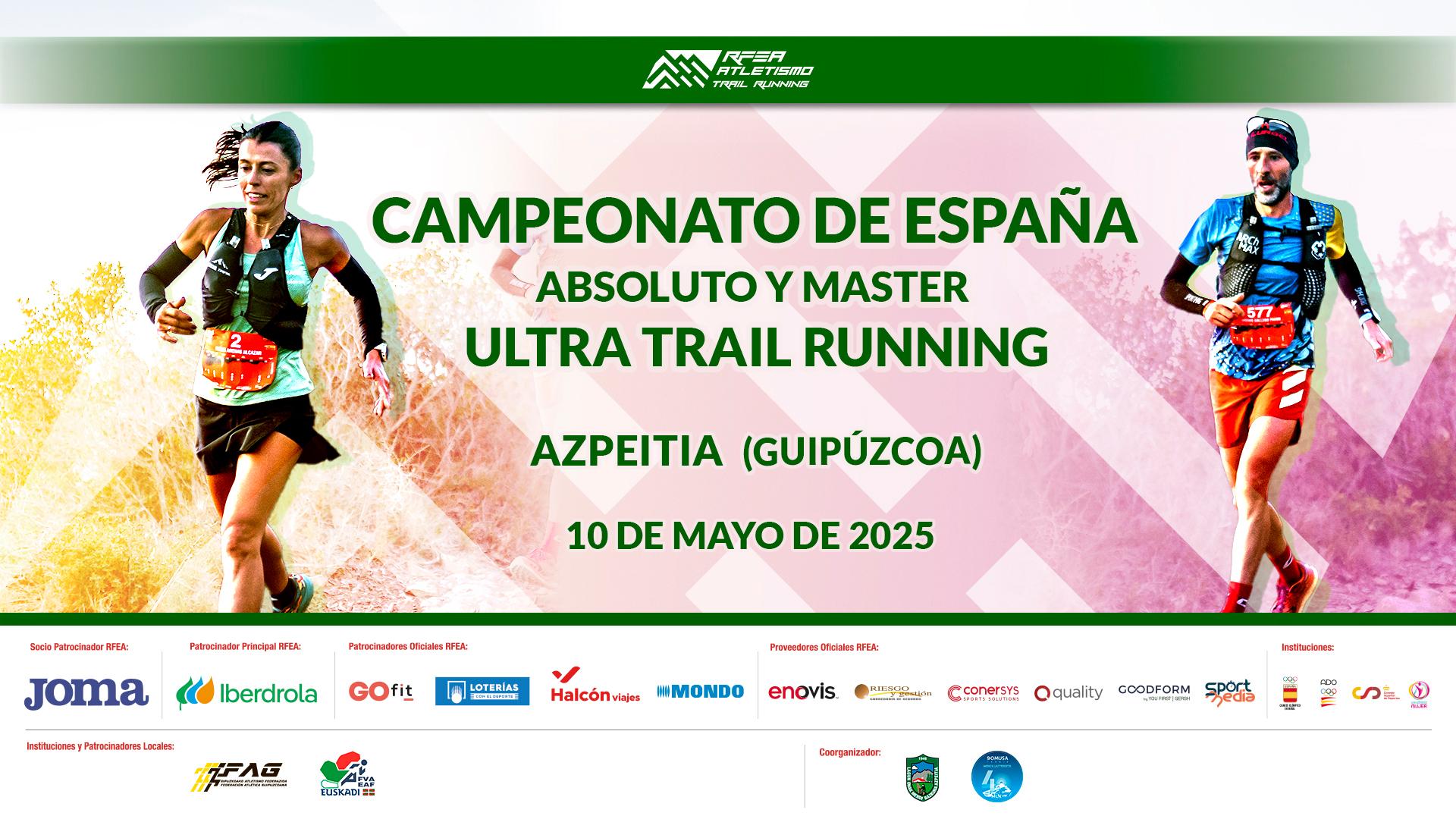 cartel Cto. ESP ultra trail running Azpeitia