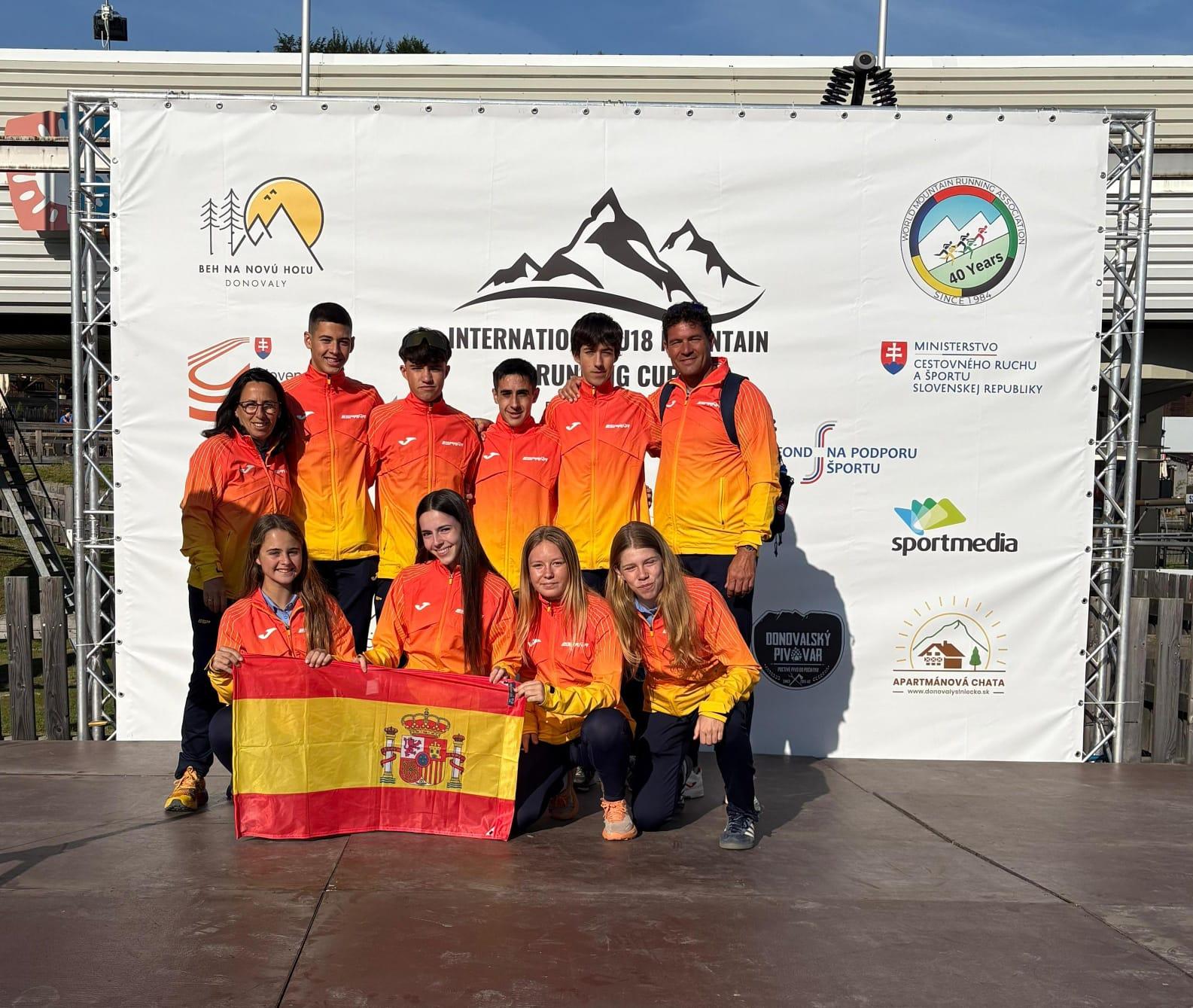 Copa Internacional Trail running sub18 Donovaly ESP