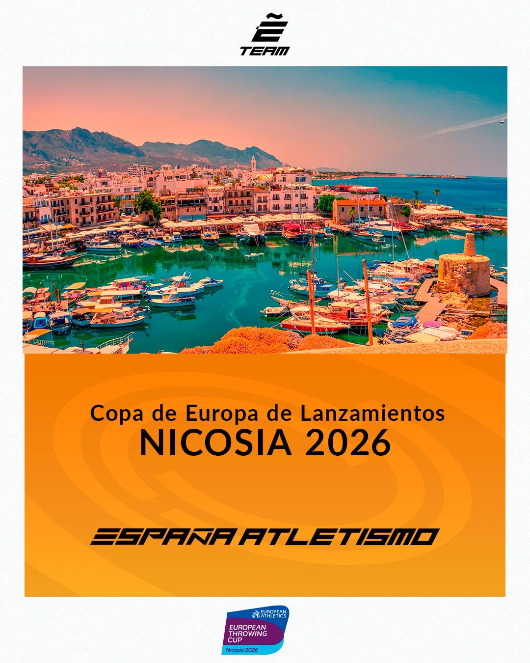 cartela Copa de Europa Lanzamientos Nicosia 2026