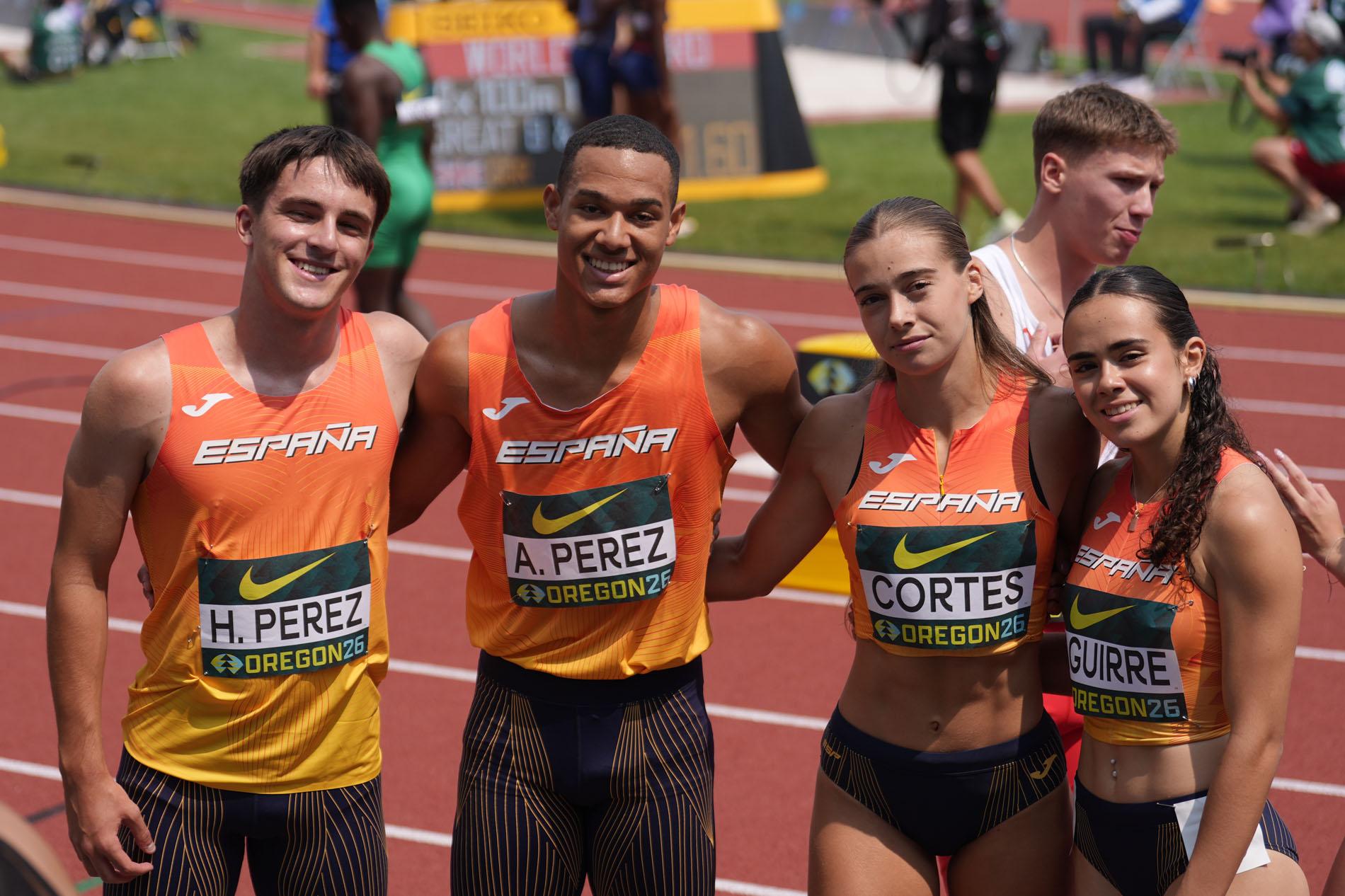 4x100 mixto