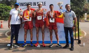 Triplete de #EspañaAtletismo en el Mundial de 50 km