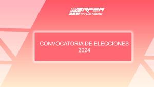 Convocatoria de elecciones RFEA 2024