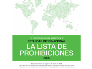 Lista de Sustancias y Métodos Prohibidos en el Deporte