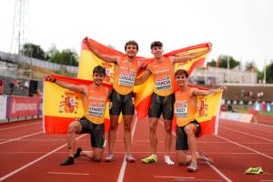 EspañaAtletismo desata la locura de medallas en Bergen