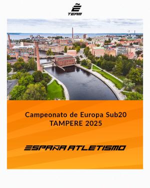 EspañaAtletismo Sub20 rumbo a Tampere
