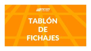 TABLÓN DE FICHAJES 2026 (Ofertas y Demandas)
