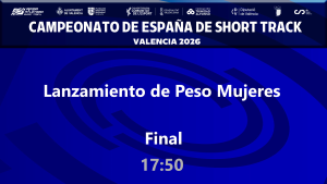 Campeonato de España de Short Track (Sábado 28 febrero tarde 17:50 - Peso Mujeres FINAL)