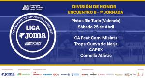 Cto España Clubes DH Hombres Liga Joma J1 (B) FENT-NERJ-CAPEX-CORNLL (Valencia, 25 abril)