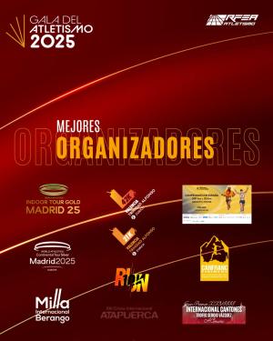 Los mejores organizadores del atletismo español en 2025