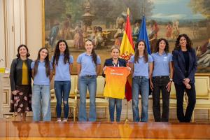 Recepción ministra de Educación, Formación Profesional y Deportes a los medallistas Mundial Atletismo