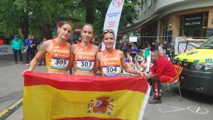 La marcha de EspañaAtletismo vuelve a brillar en Poděbrady