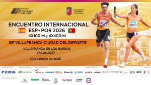 Puesta a punto para los relevos de EspañaAtletismo en Villafranca de los Barros