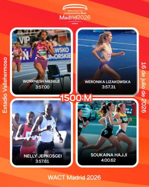 El 1.500 metros femenino muy abierto y objetivo por debajo de los 4 minutos