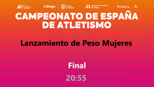 Campeonato de España - Málaga 2026 (Domingo, 26 julio - 20:55h Peso Mujeress)