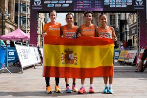 #EspañaAtletismo maratón femenino: bronce por equipos
