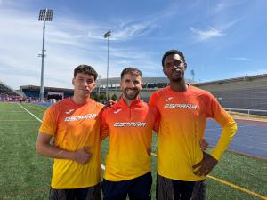 Histórico: Tres españoles en la final de longitud