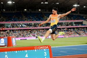 Jaime Guerra, campeón de España en salto de longitud