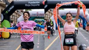 Resultados de la Maratón de Logroño 2026: Iñaki Jiménez y Estefanía Unzué se quedan con la victoria en los 42K
